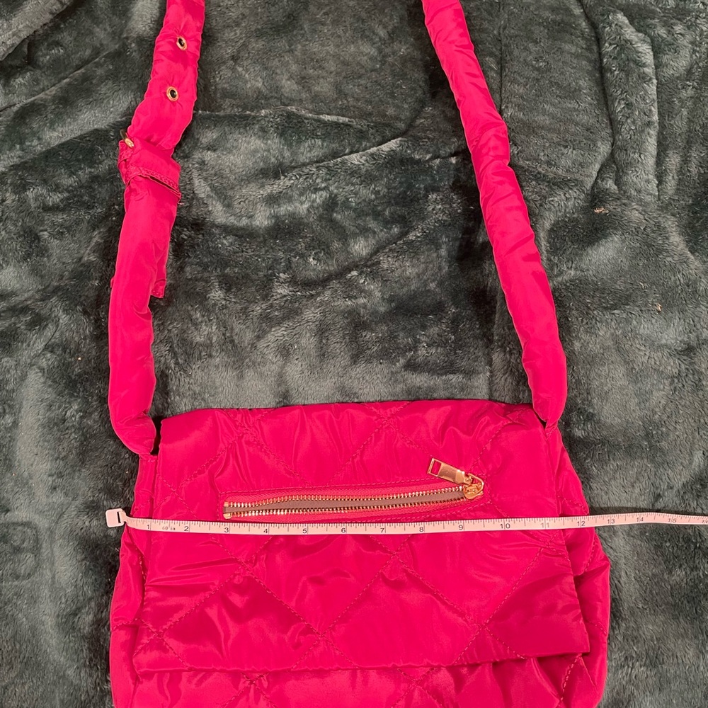 Stylish Pink Quilted Women's “Puffy” Bag